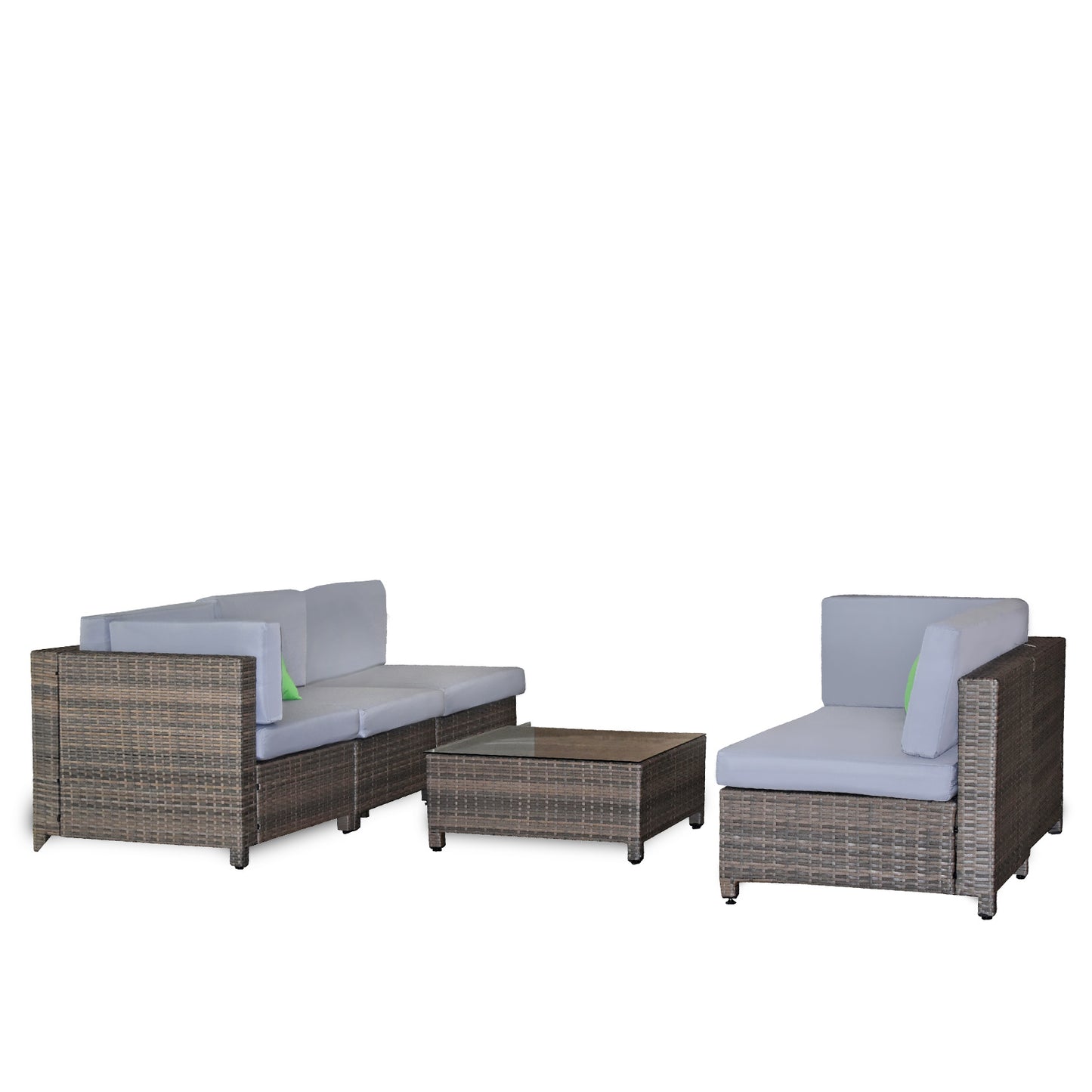 Outdoor Setting 5Pc Wicker