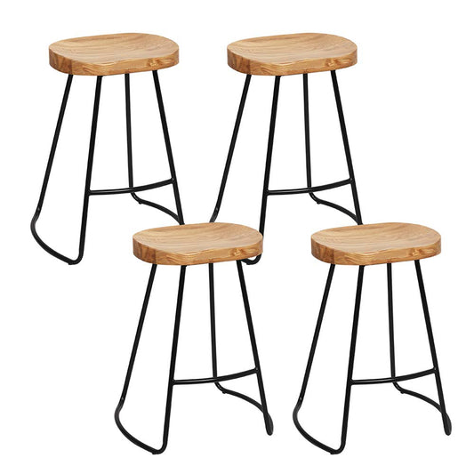 Set of 4 Vintage Tractor Bar Stools - 65cm