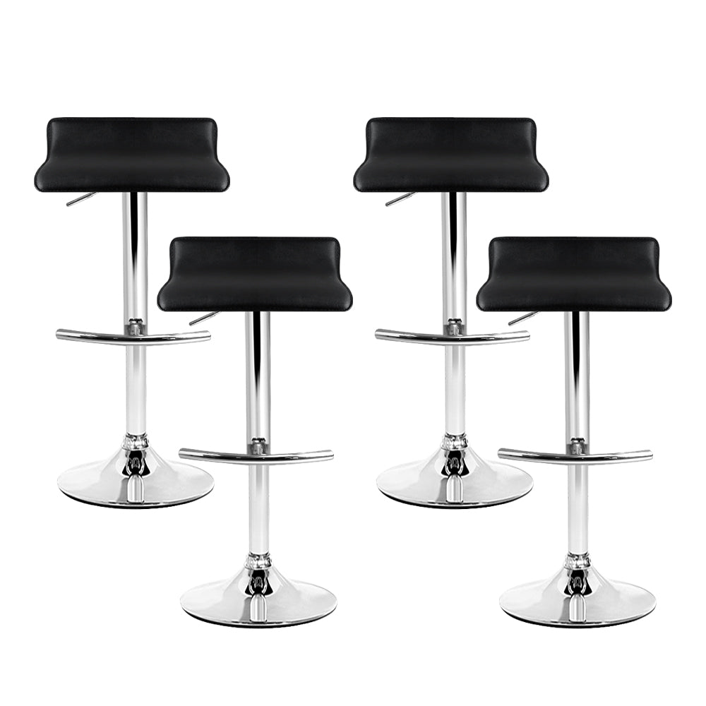 Bar Stools Set of 4 - Black