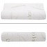 Set of 2 Bamboo Fabric Cover Contour Memory Foam Pillow 50 x 30 cm