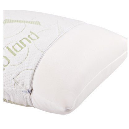 Set of 2 Bamboo Fabric Cover Shredded Memory Foam Pillow 70 x 40 cm