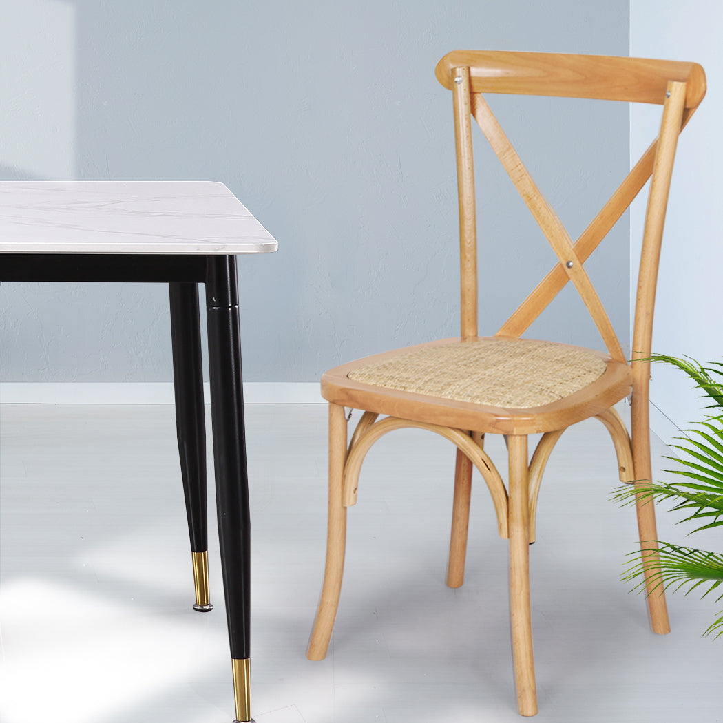 Dining Chairs x 2 - Natural