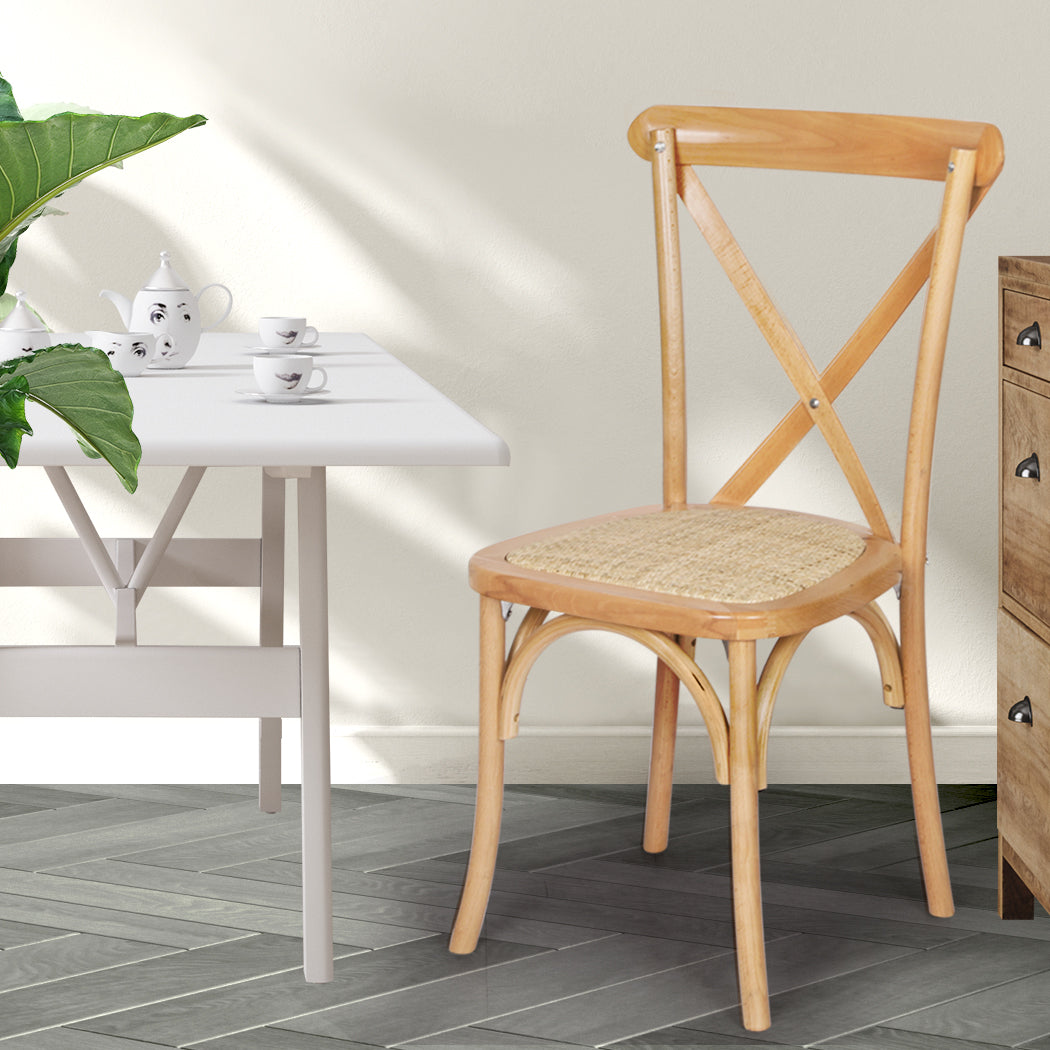 Dining Chairs x 2 - Natural