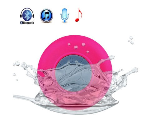 Waterproof Mini Wireless Bluetooth Speaker (Pink)