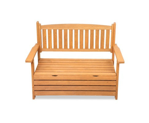 Wooden Outdoor Storage Bench