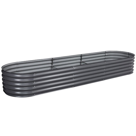 Garden Bed 320X80X42CM Galvanised