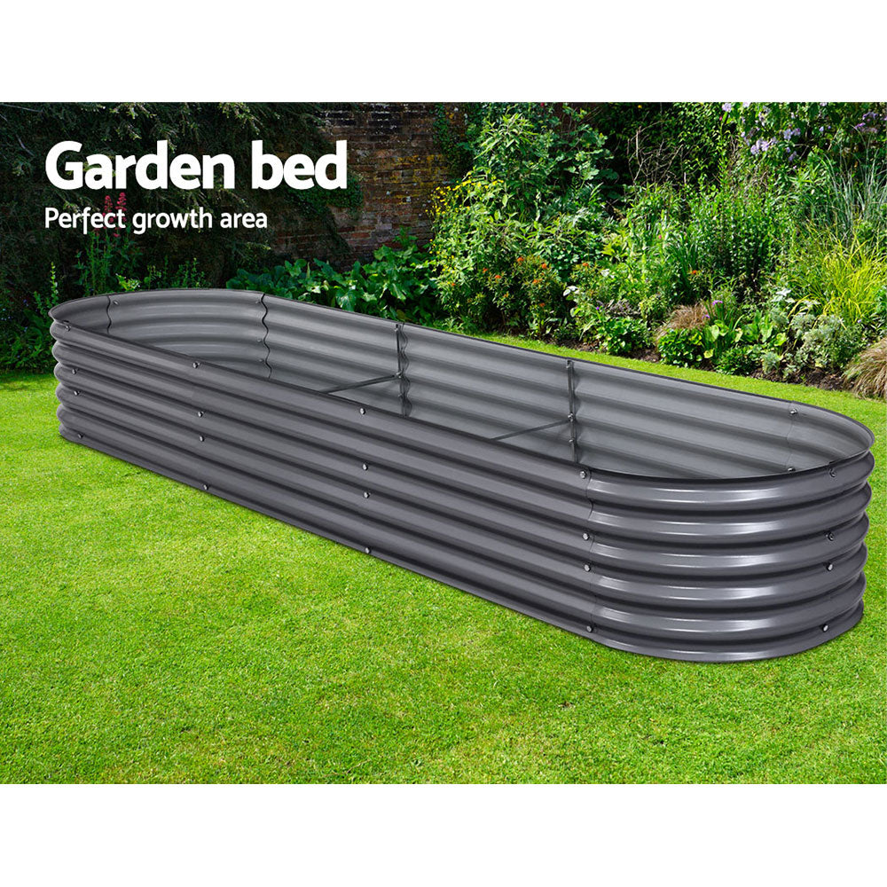 Garden Bed 320X80X42CM Galvanised