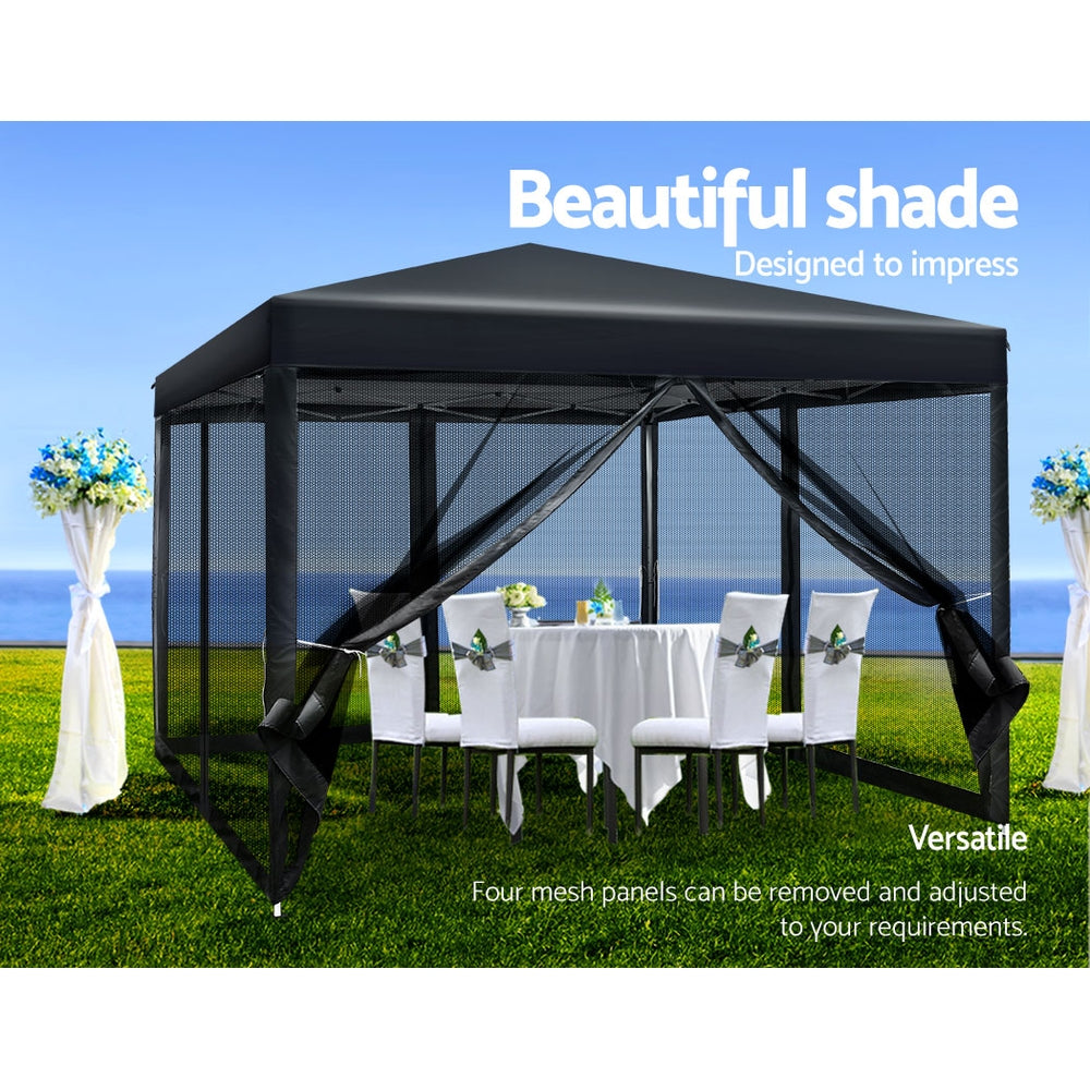 Gazebo - Pop Up Marquee 3x3 - Black