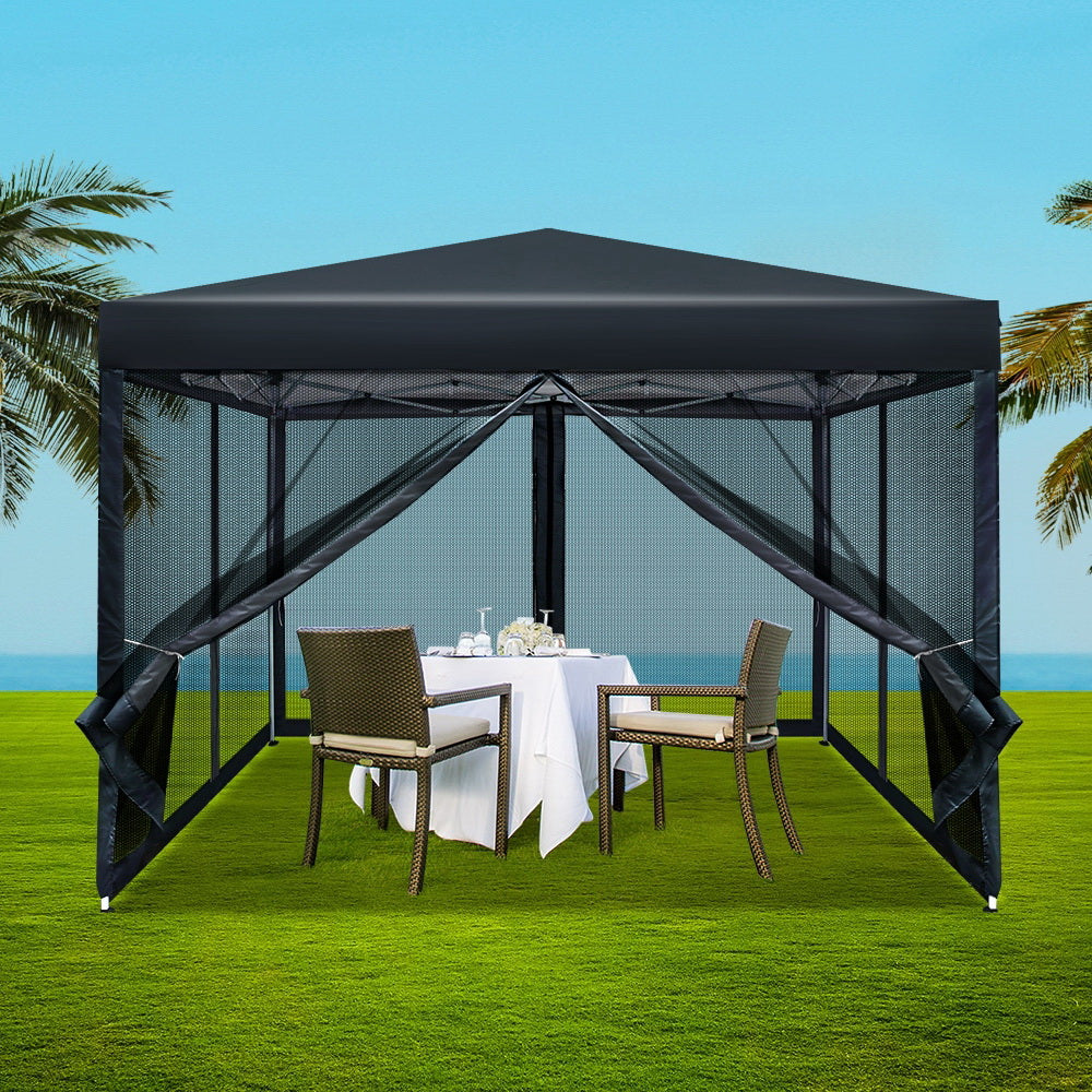 Gazebo - Pop Up Marquee 3x3 - Black