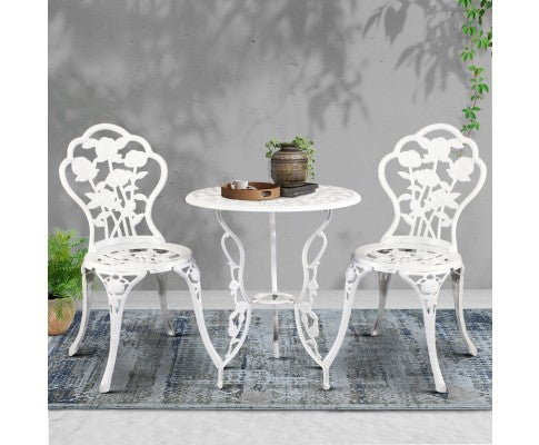 Outdoor Setting - Rose Pattern