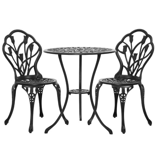 Outdoor Setting 3PC - Black