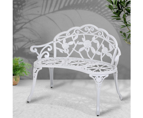 Garden Bench -White