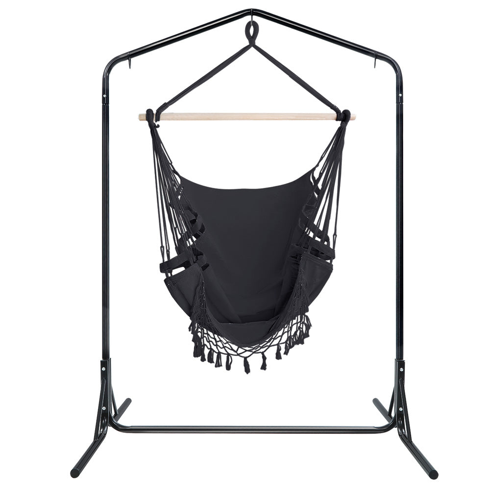 Hammock Chair with Stand - Grey