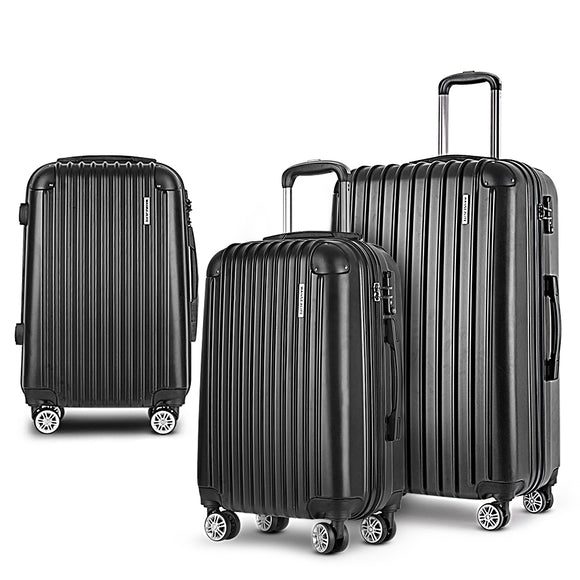 Luggage Set  3 Pc - Black
