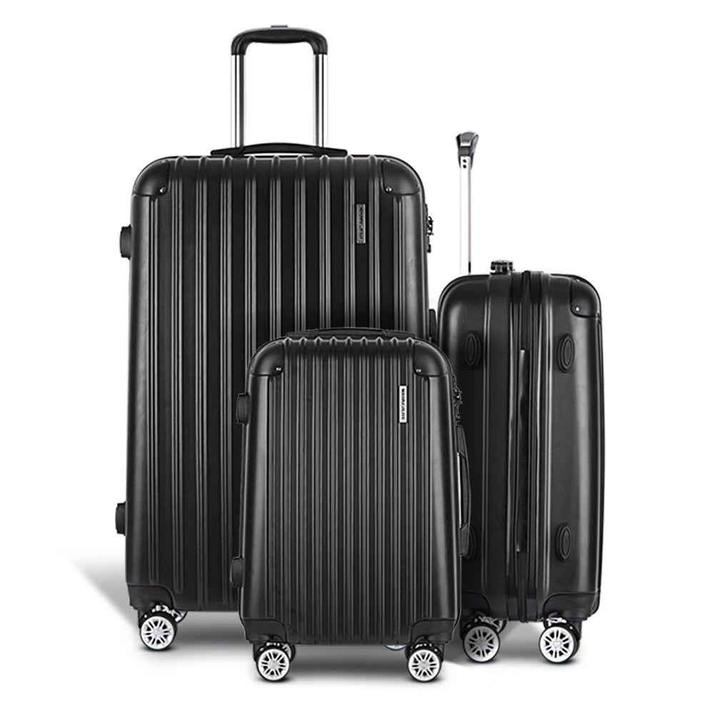 Luggage Set  3 Pc - Black