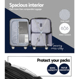 Luggage Set  3 Pc - Black