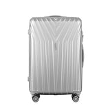 Suitcase Sets 3 Pc - Lightweight -Silver