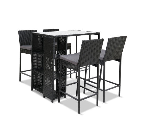 Bar Table Set  - 5 Piece