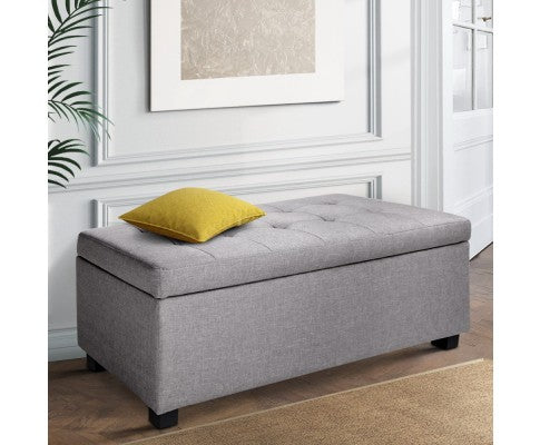 Ottoman Large - Light Grey