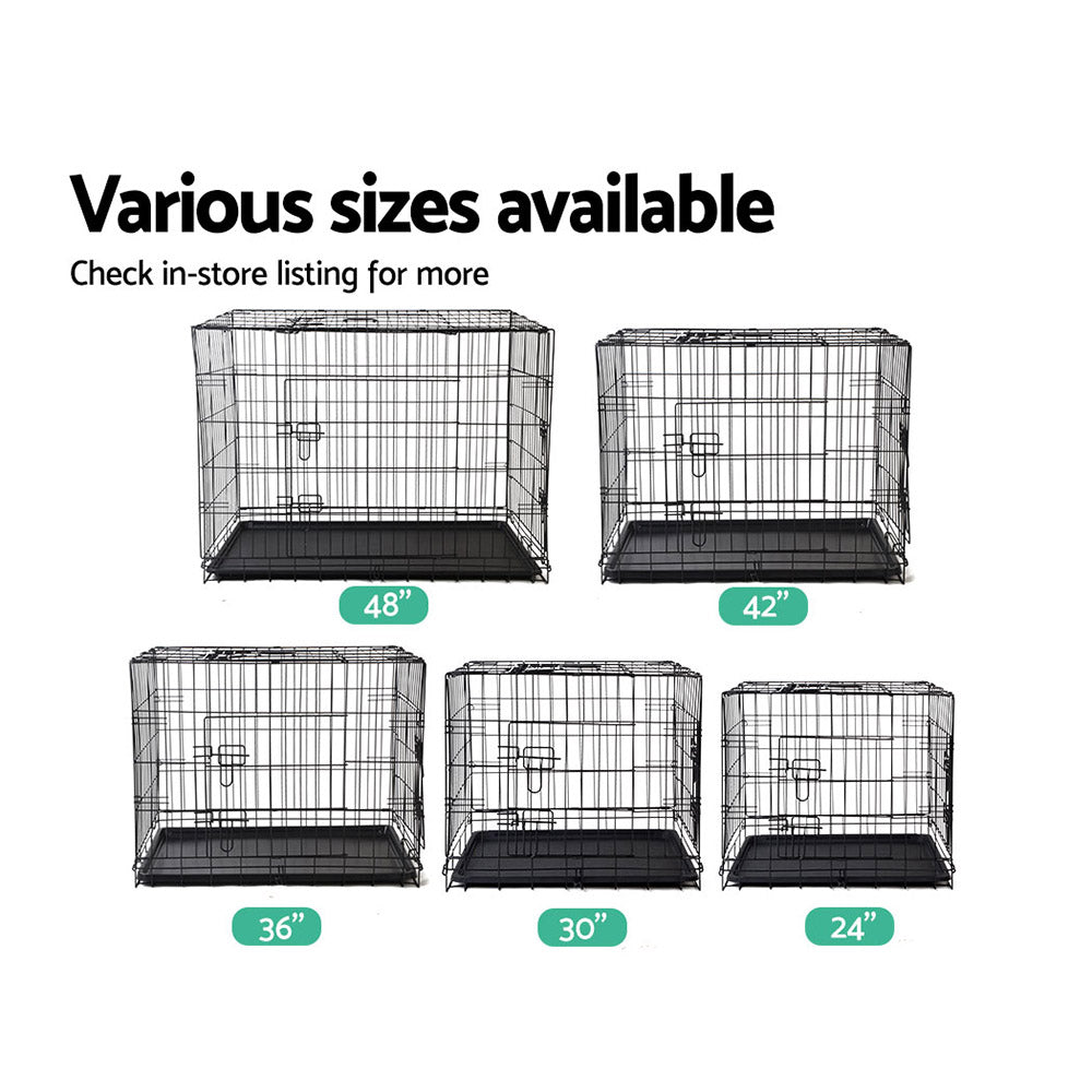 Pet Cage -  45 x 60 x 51cm - Black