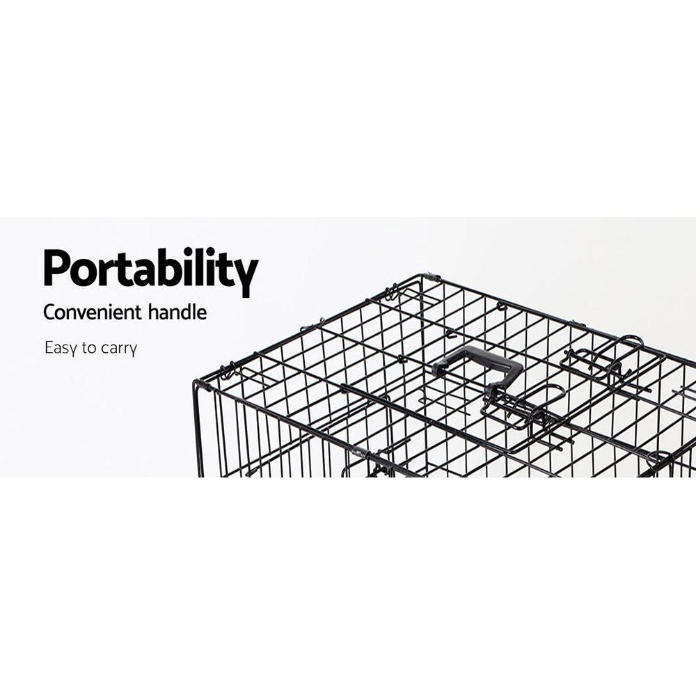 Pet Cage - 69 x 105 x 77.5cm - Black