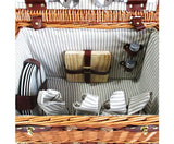Picnic Basket Set w/ Cheese Board Blanket
