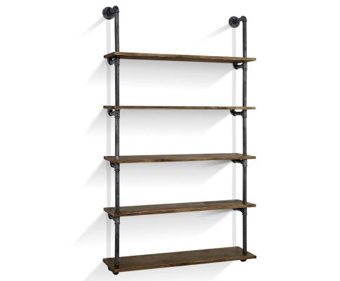 Industrial Pipe Shelving - 5 Tier