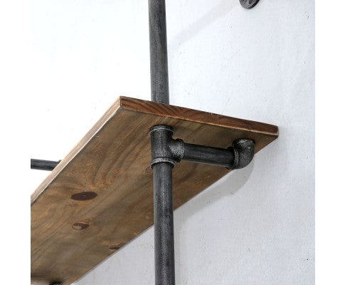 Industrial Pipe Shelving - 5 Tier