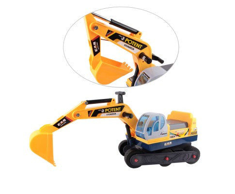 Kids Ride On Excavator Yellow