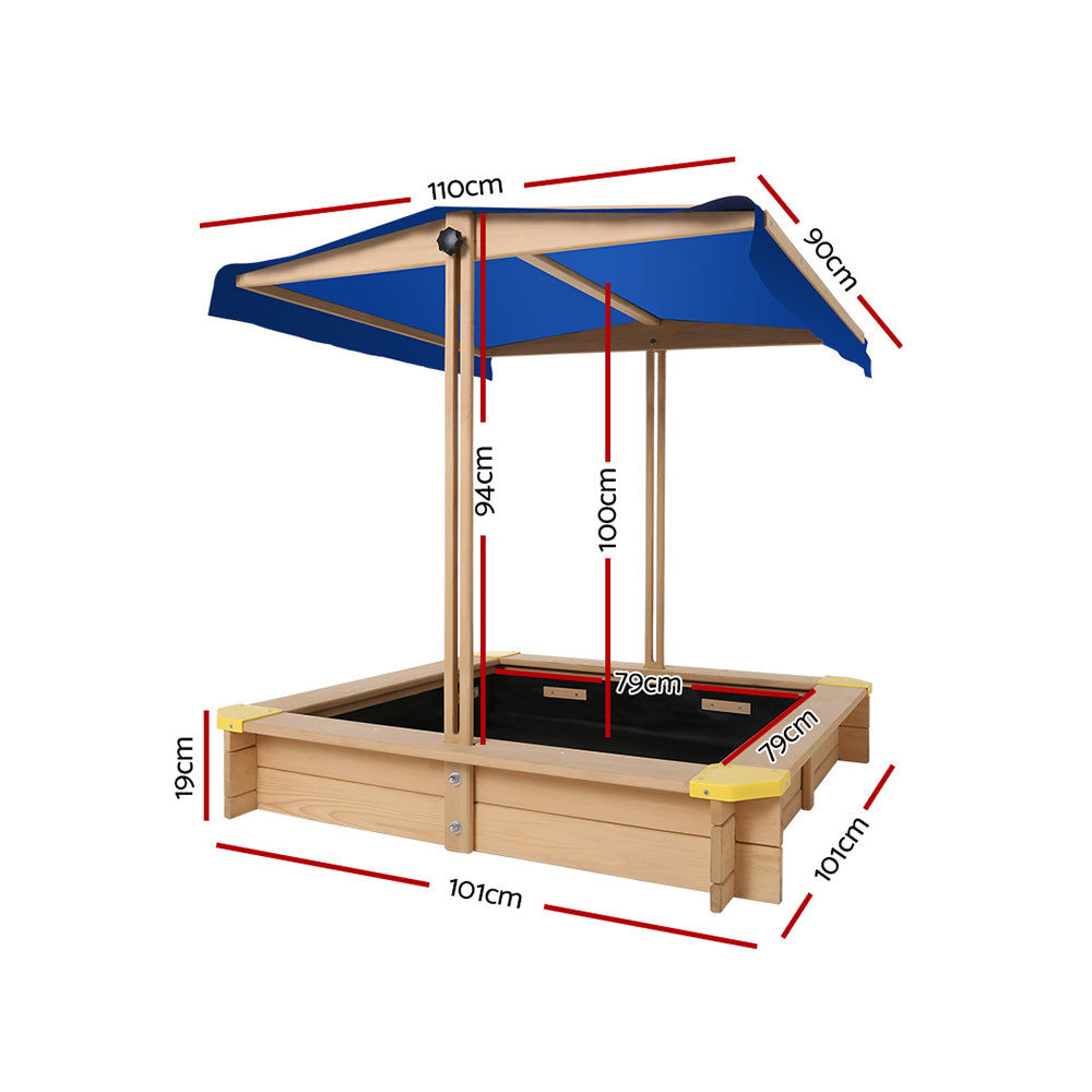 Sand Pit- Natural Wood