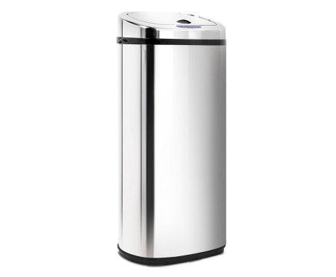 Stainless Steel Motion Sensor Rubbish Bin – 50L