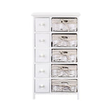 Chest of Drawers with 5 Baskets