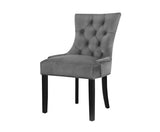 Dining Chairs x 2 Velvet French Provincial