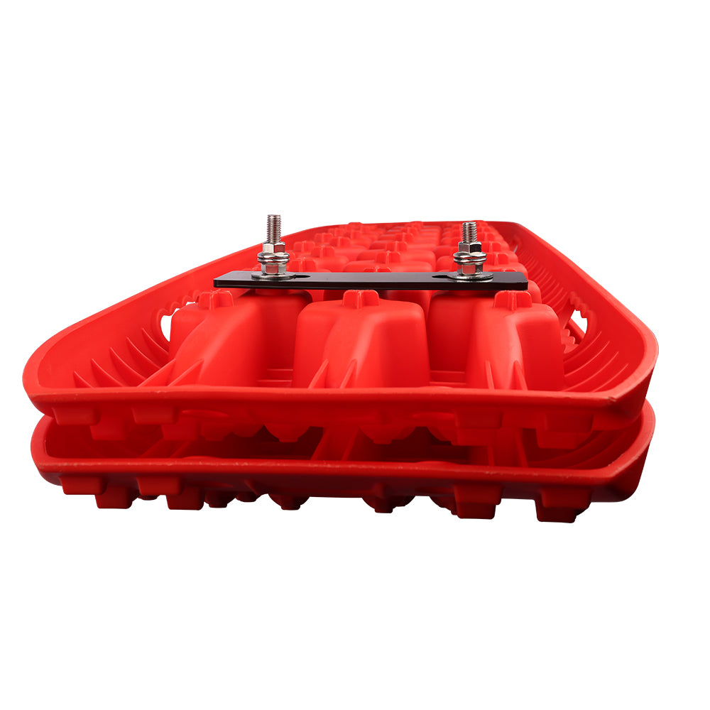 Recovery Tracks Kit with Carry Bag and Mounting Pins - Red