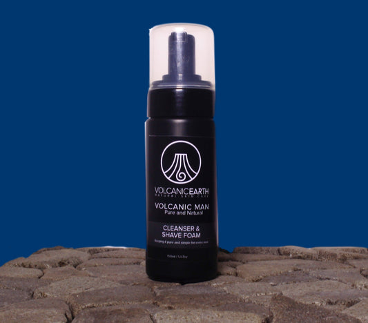 Volcanic Man Cleanser and Shave Foam 150ml