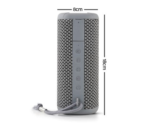 Portable Wireless Bluetooth Speaker - Grey