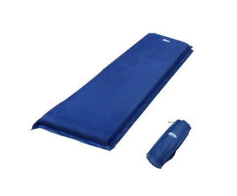 Self inflating Mattress Single 10cm Blue