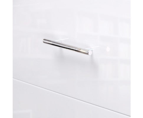 Bedside Table -  High Gloss White