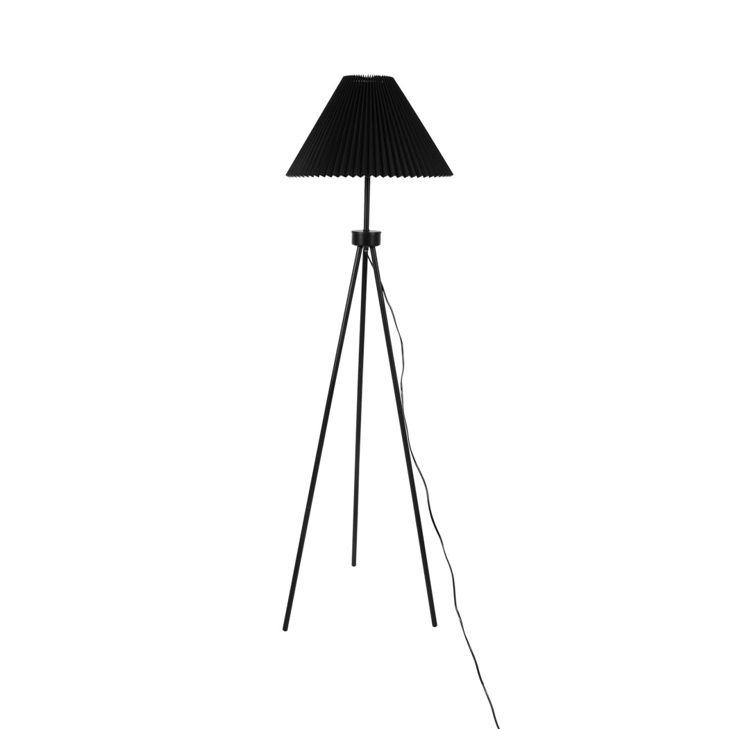 Modern LED Floor Lamp Stand Reading Light Decoration Indoor Classic Linen Fabric