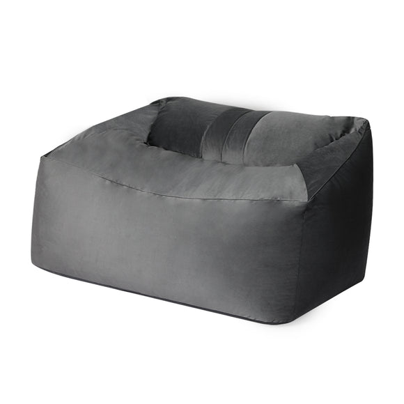 Marlow Bean Bag Chair Cover Soft Velevt Home Game Seat Lazy Sofa 145cm Length
