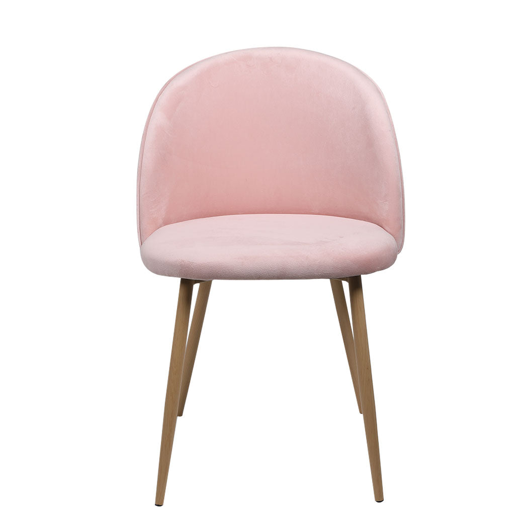 Dining Chairs x 2 - Pink