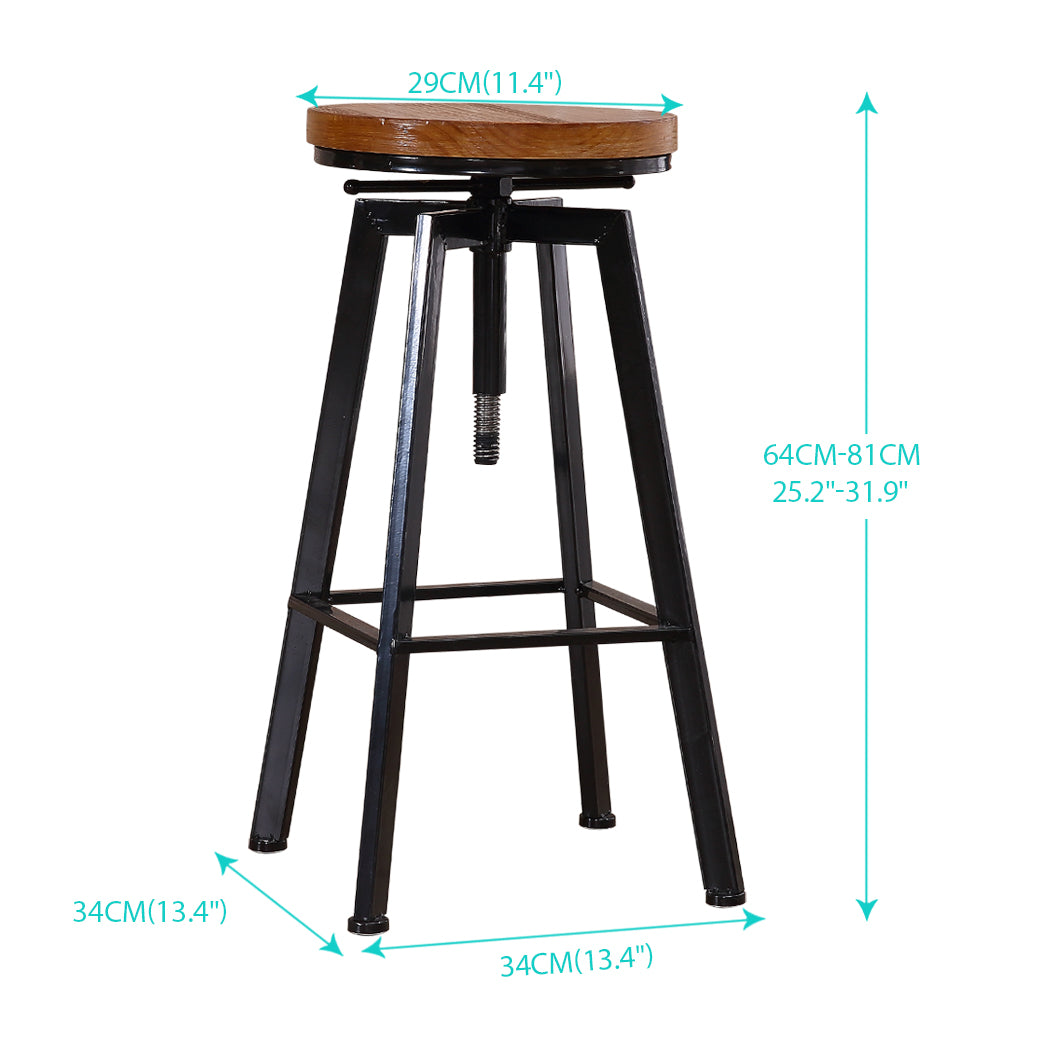 Bar Stools x 2 - Industrial