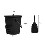 Ash Bucket  with Shovel -  22L Capacity