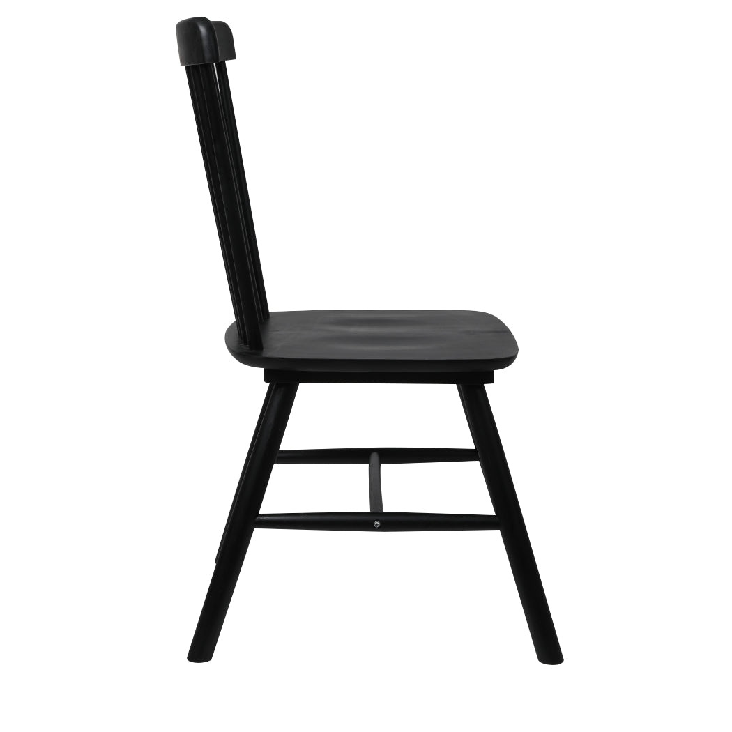 Dining Chairs Replica  x 2 -  Black