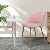 Dining Chairs x 2 - Pink