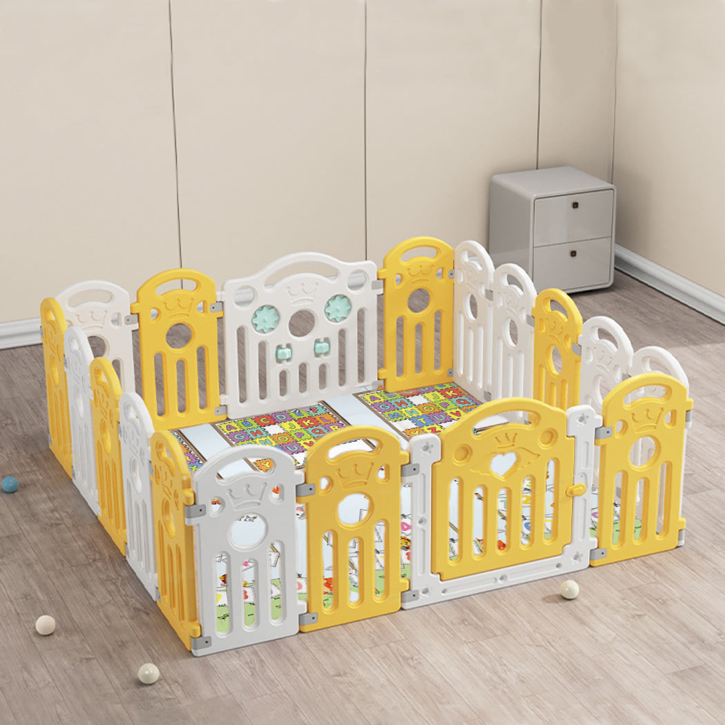 Playpen Baby 18 Panels - Yellow