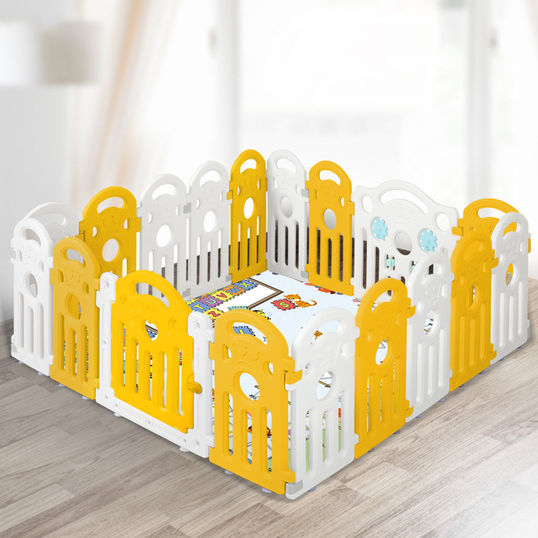 Playpen Baby 18 Panels - Yellow