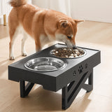 Pet Bowl  Double - Adjustable Height Stand